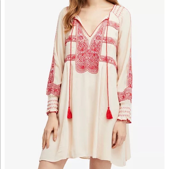 🎉HP🎊Free People Wind Willow Embroidered Dress - Picture 13 of 15